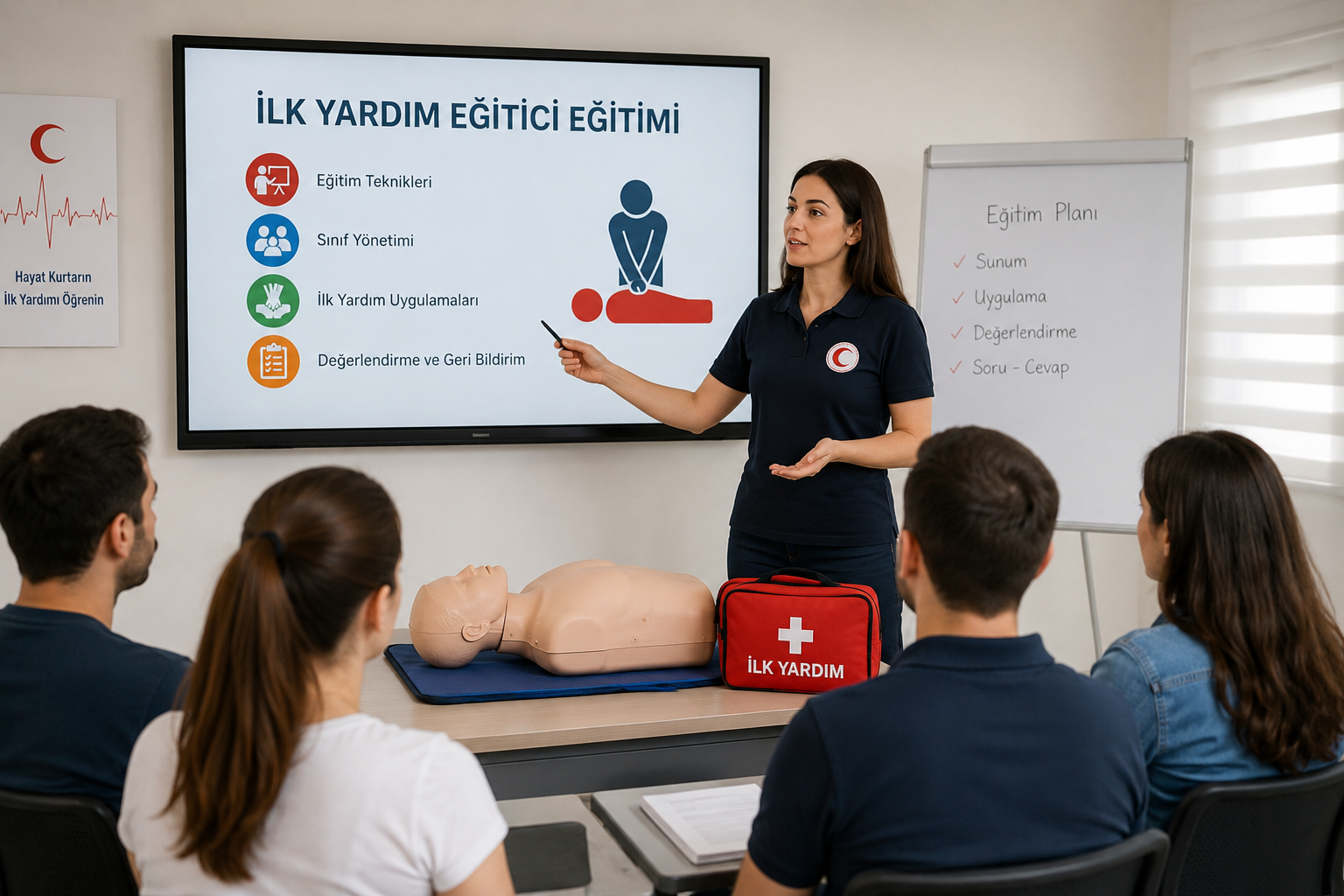 ilk yardım eğitici eğitimi